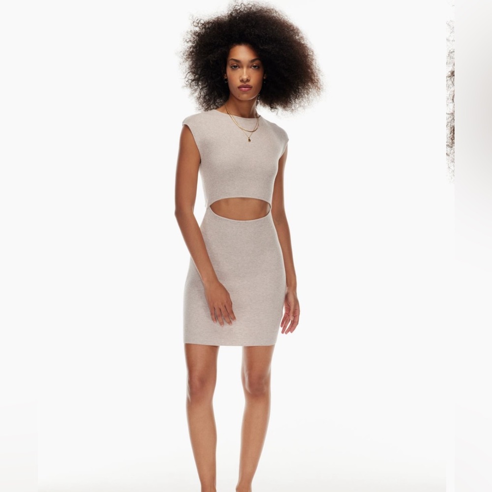 Wilfred Free Cut-out Heather Oatmeal Farine D'Avoine Chine Dress - XS

BNWT